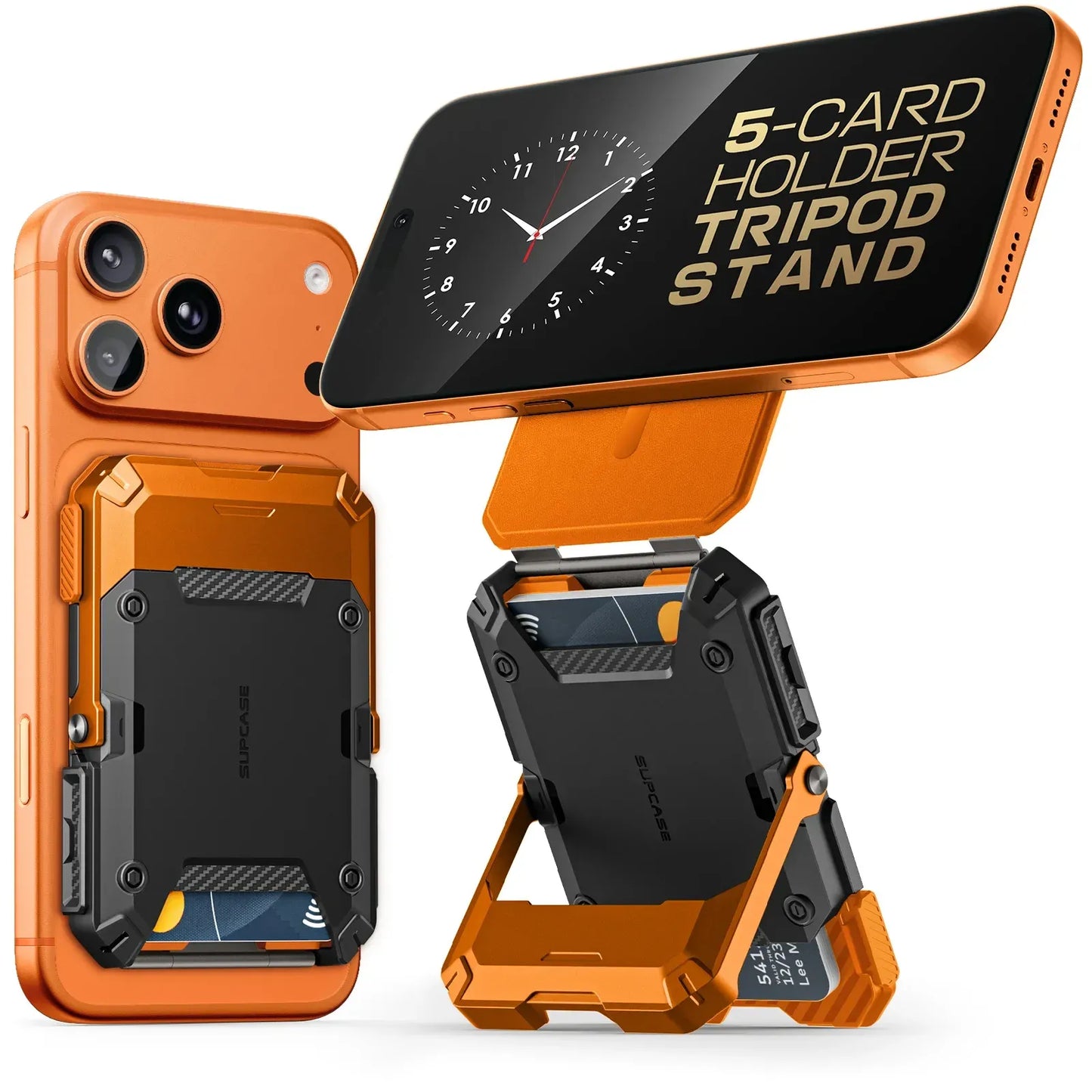 MagFlip Magnetic Wallet with Stand-Dark Green