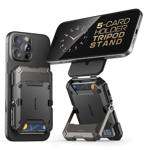 MagFlip Magnetic Wallet with Stand-Dark Green